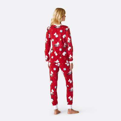 Women's Red Moomin Christmas Pyjamas