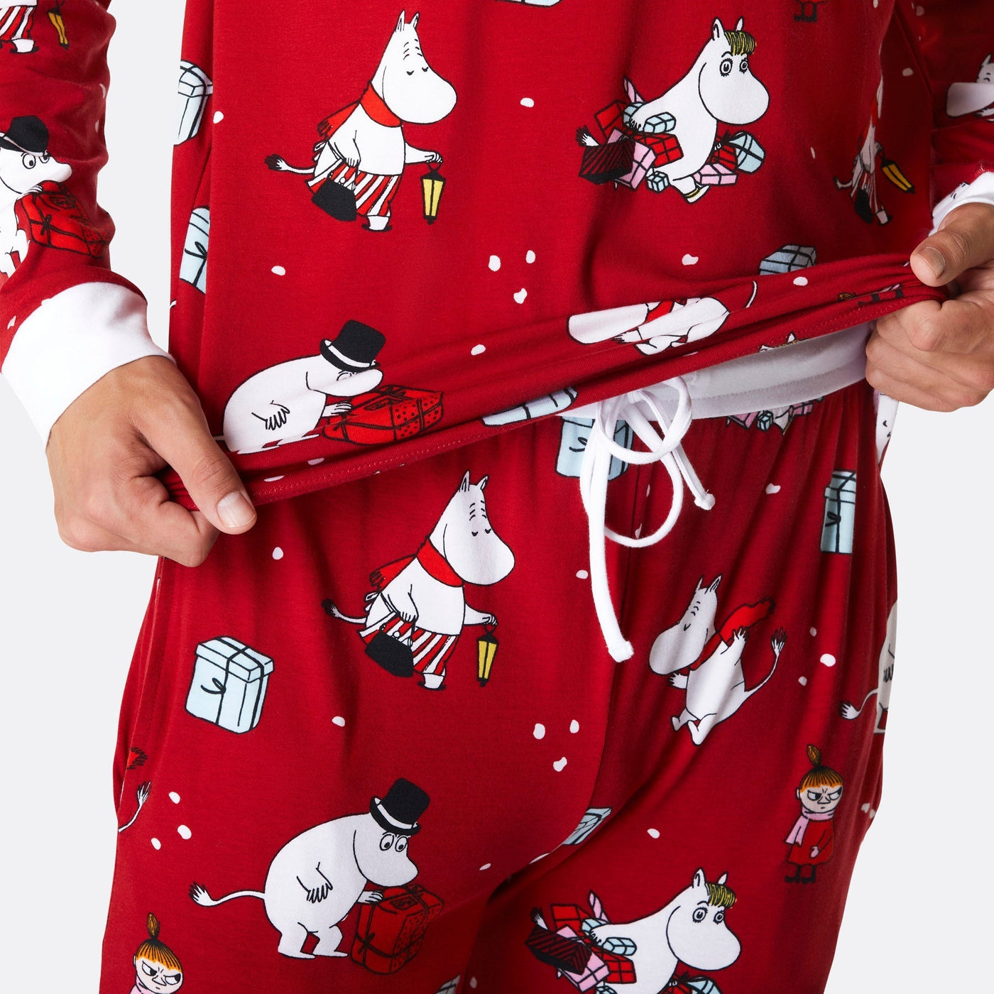 Men's Red Moomin Christmas Pyjamas