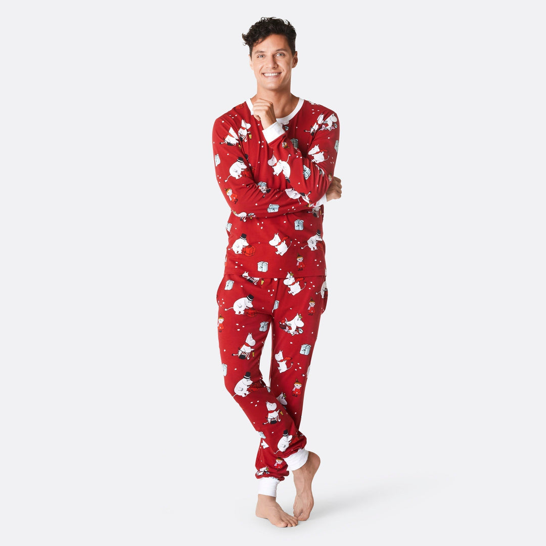 Men's Red Moomin Christmas Pyjamas