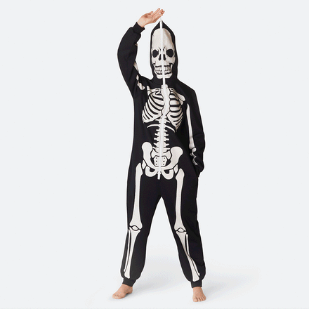 Women's Skeleton Halloween Onesie