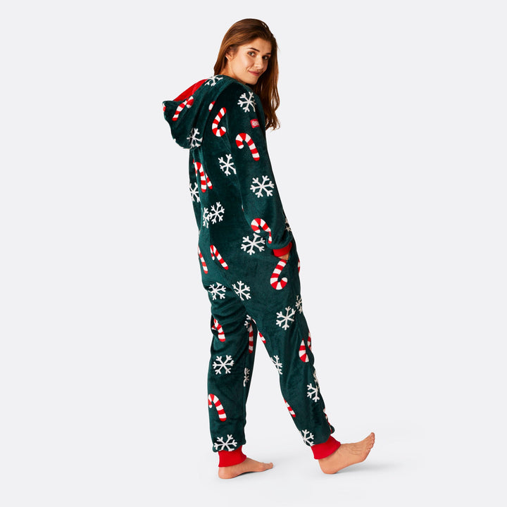 Women's Candy Cane Onesie