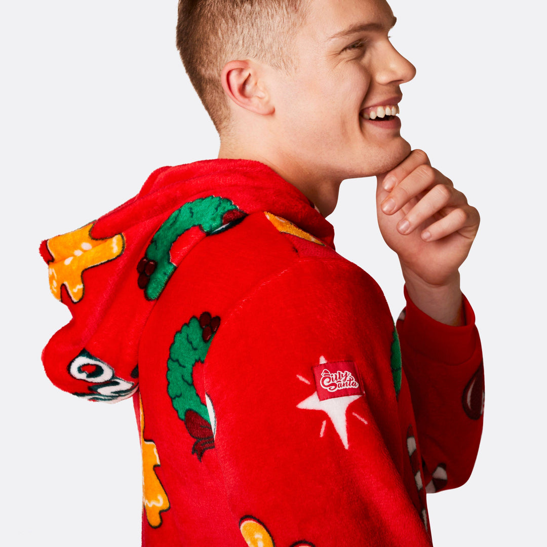 Men's Red Hohoho Onesie