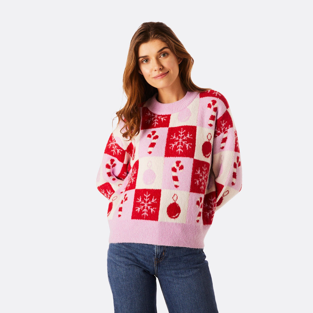 Women's Squared Oversized Christmas Sweater