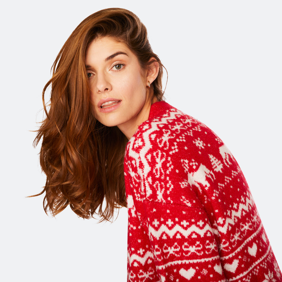 Women's Red Oversized Christmas Dress - Europe's largest selection | SillySanta Women's Red Oversized Christmas Dress - Europe's largest selection | SillySanta