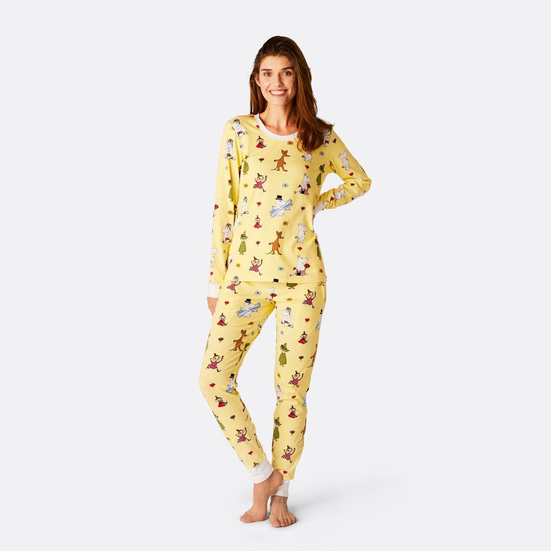 Women's Yellow Moomin Pyjamas