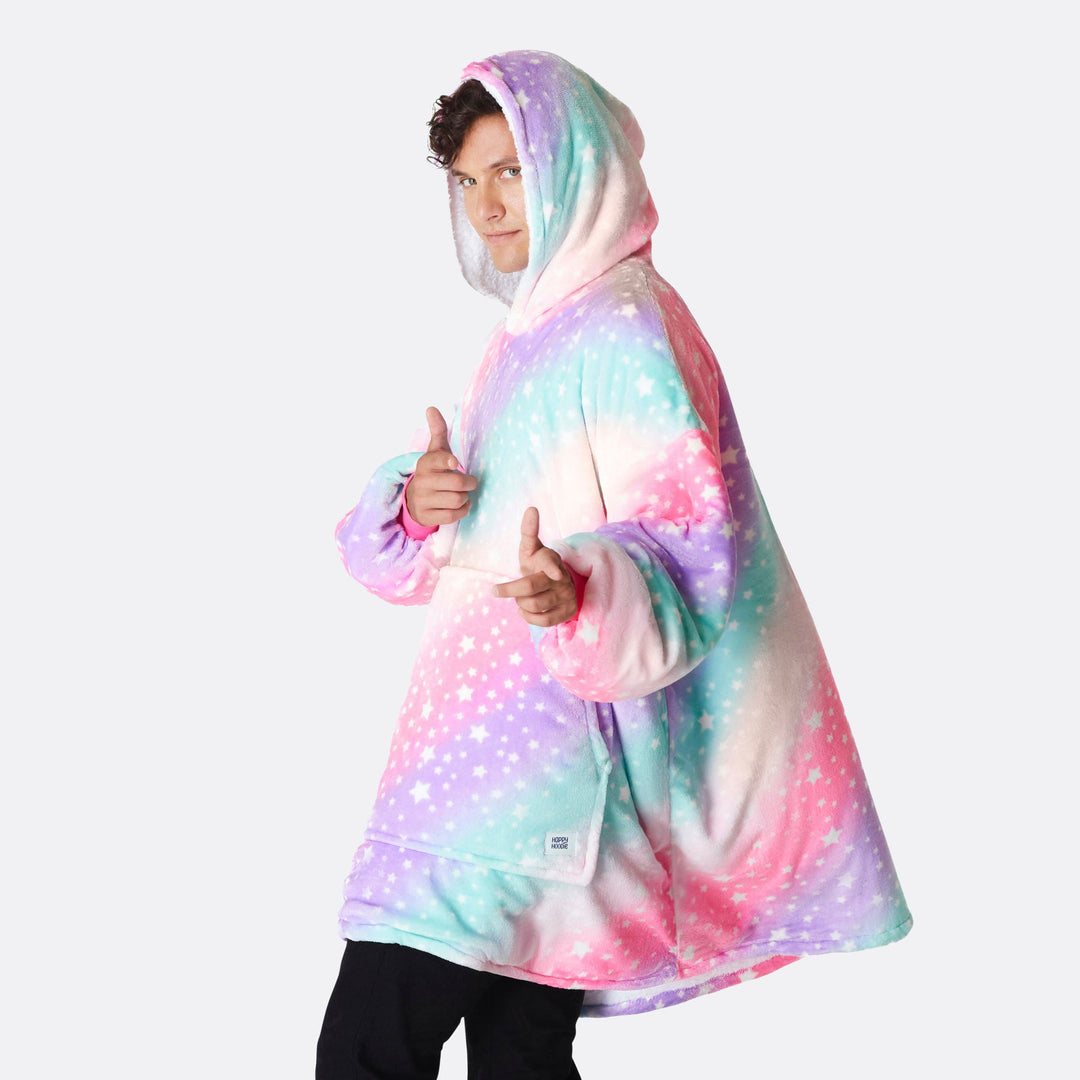 Pink Rainbow HappyHoodie