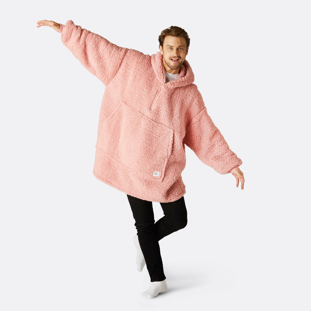 Pink Sherpa HappyHoodie