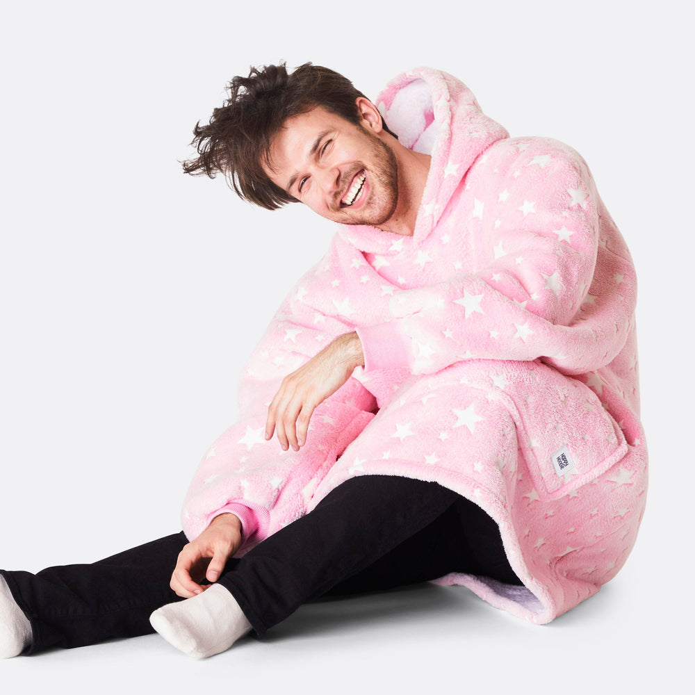 Pink Stars HappyHoodie