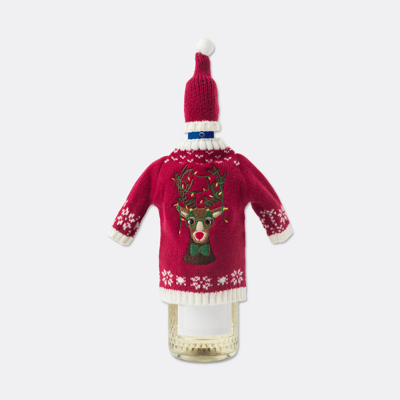 Reindeer Bottle Christmas Sweater
