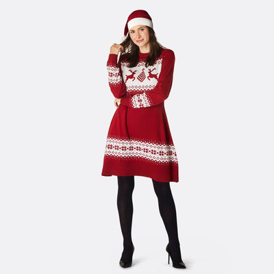 Reindeer Christmas Dress
