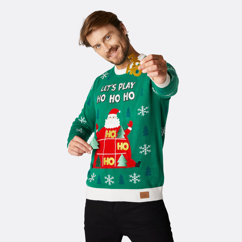 Men's Ho Ho Ho Christmas Sweater