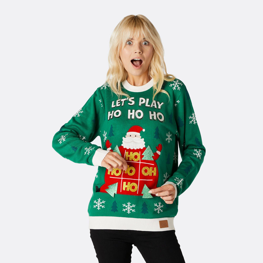 Women's Ho Ho Ho Christmas Sweater