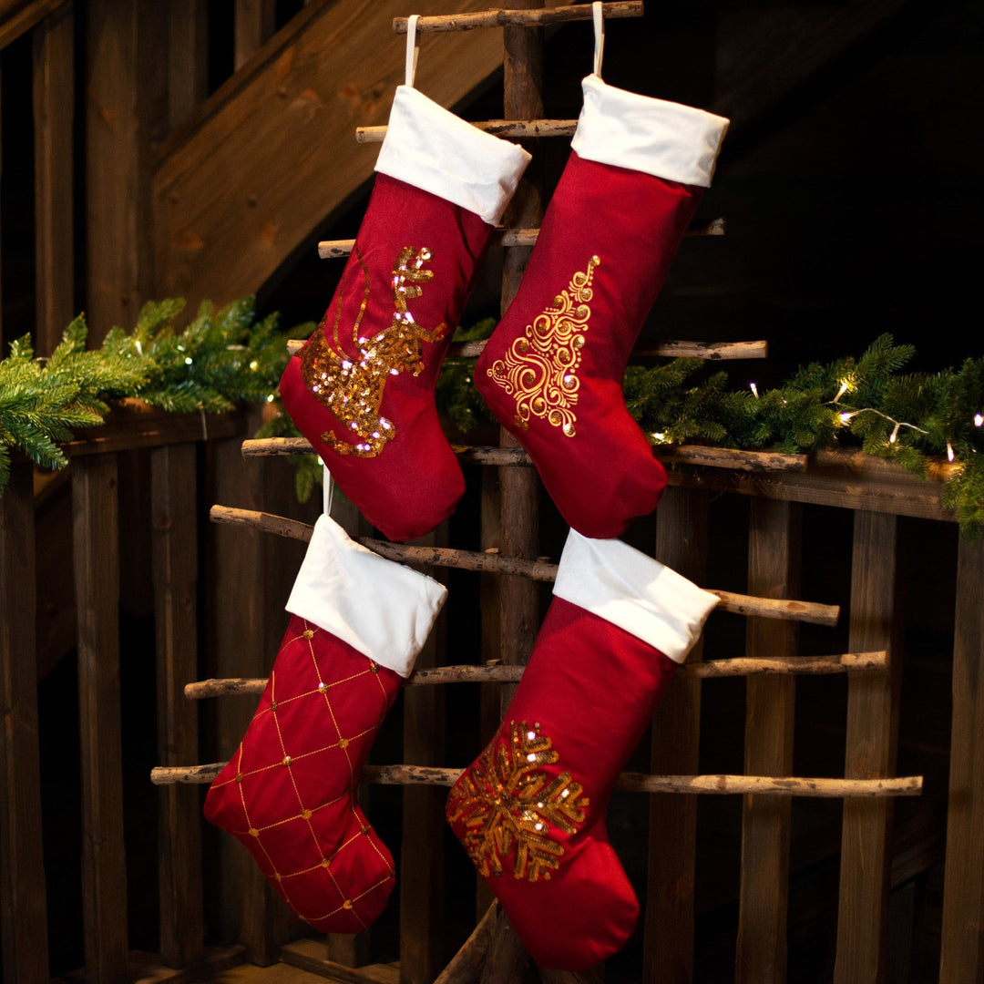 Snowflake Christmas Stocking