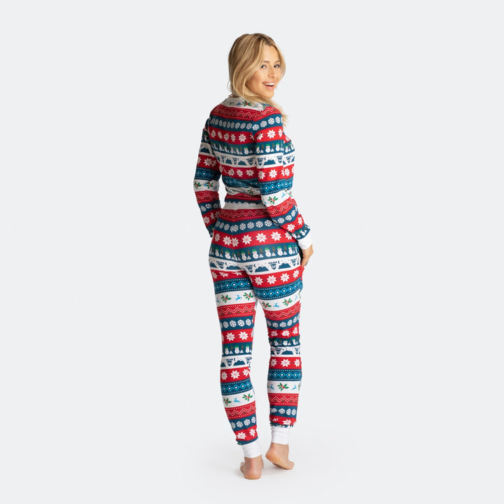 Women's Striped Christmas Pyjamas