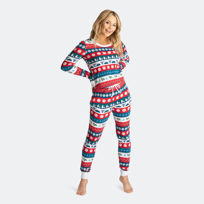 Women's Striped Christmas Pyjamas
