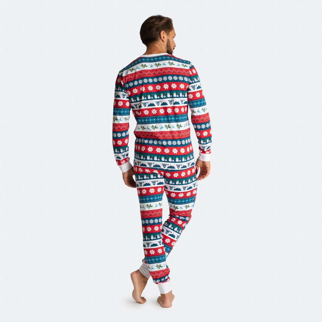 Men's Striped Christmas Pyjamas