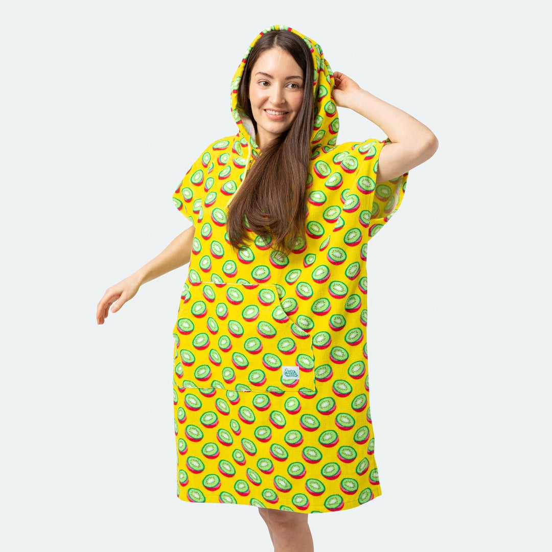 Tropical Kiwi Towel Poncho