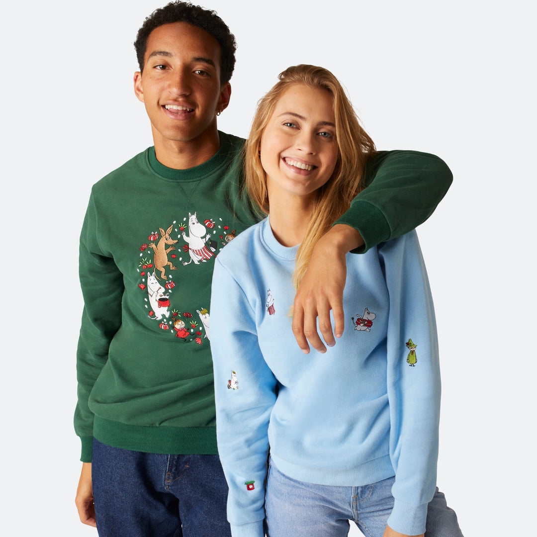 Women's Moomin Blue Christmas Sweatshirt