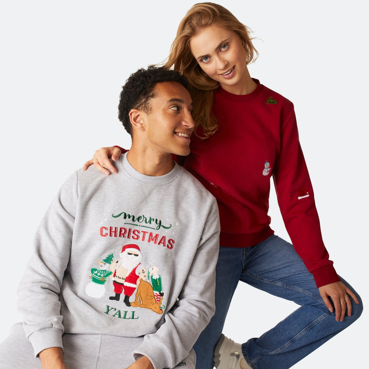 Men's Merry Christmas Y'all Christmas Sweatshirt