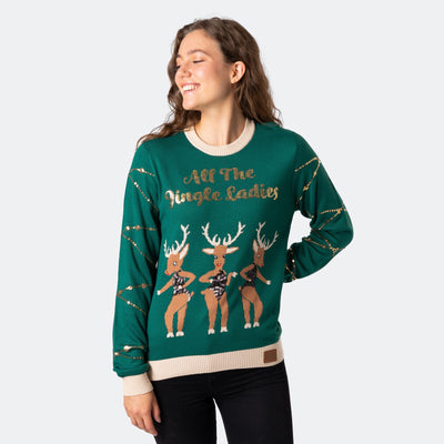 Women's All The Jingle Ladies Christmas Sweater