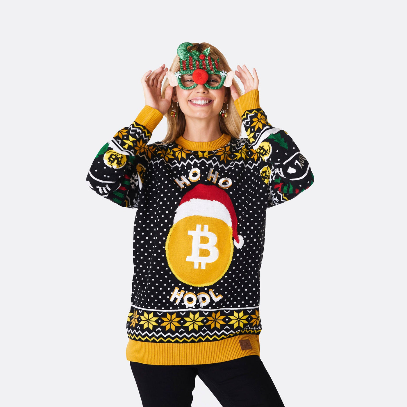 Women's Bitcoin Christmas Sweater