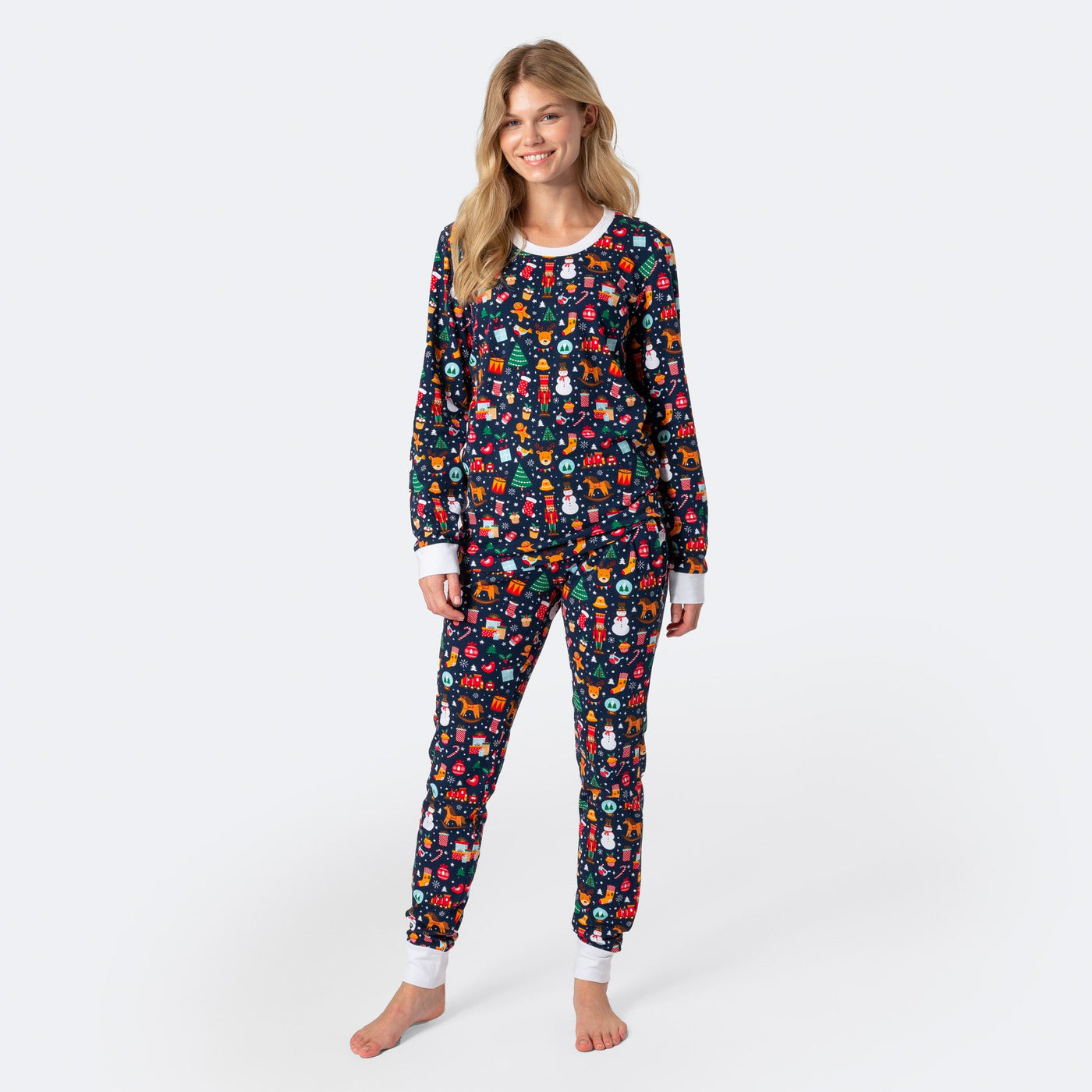 Women's Blue Christmas Dream Christmas Pyjamas