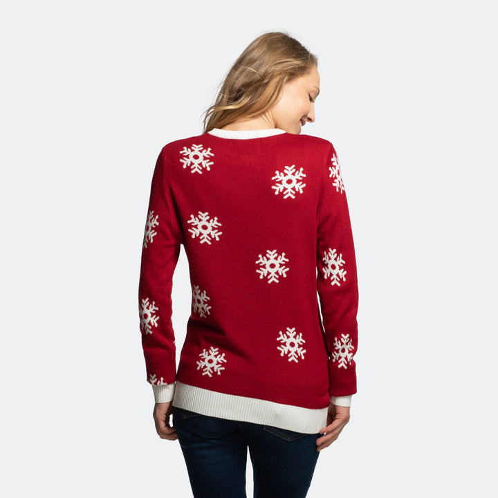 Women's Cute Reindeer Christmas Sweater