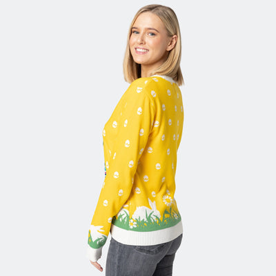 Womens Easter Bunny Sweater