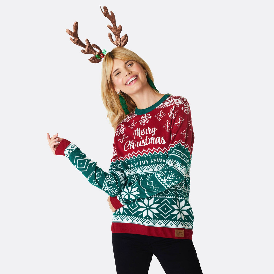 Women's Filthy Animal Christmas Sweater