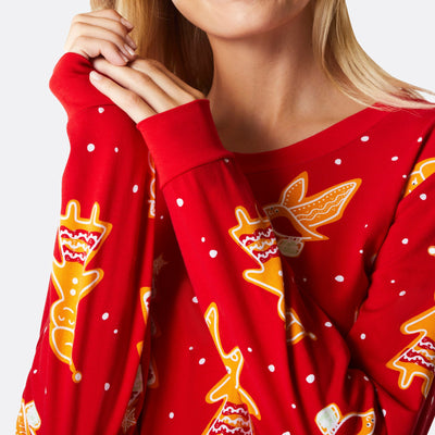 Women's Gingerbread Christmas Pyjamas