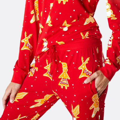 Women's Gingerbread Christmas Pyjamas