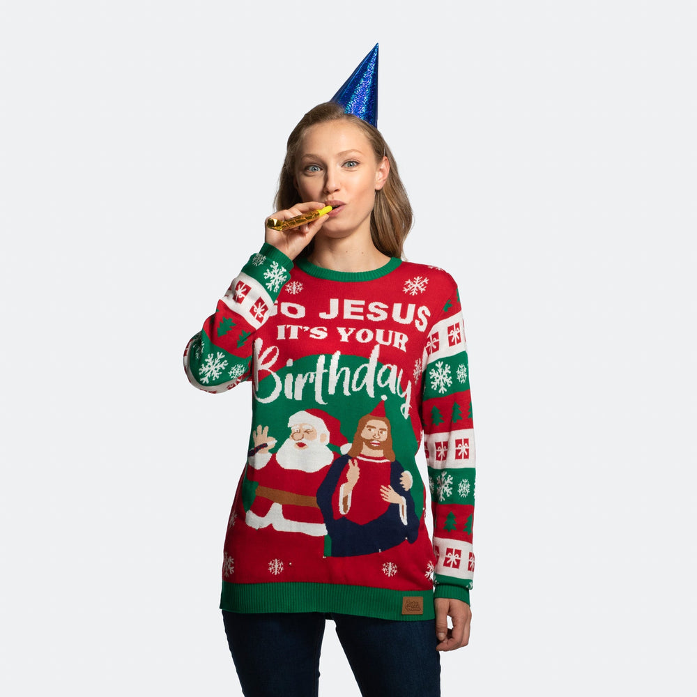 Women's Go Jesus, it's Your Birthday! Christmas Sweater