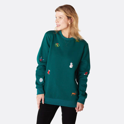Women's Green Christmas Sweatshirt