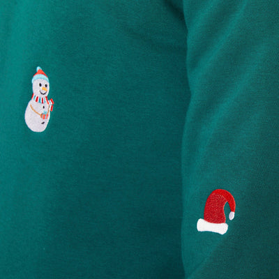 Women's Green Christmas Sweatshirt