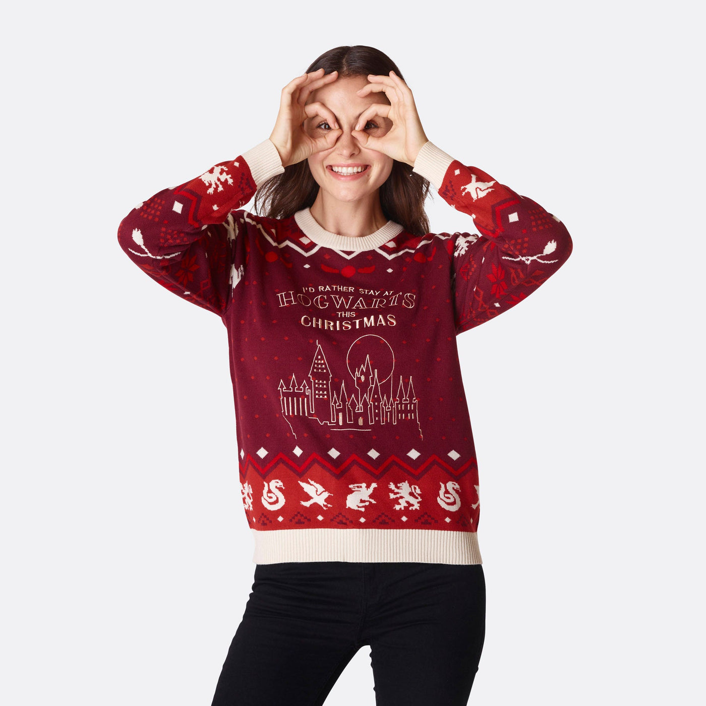 Women's Hogwarts Christmas Sweater