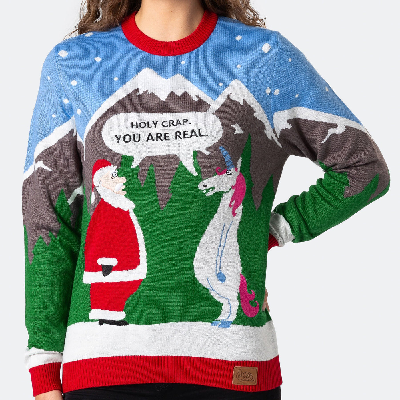 Women's Holy Crap Christmas Sweater