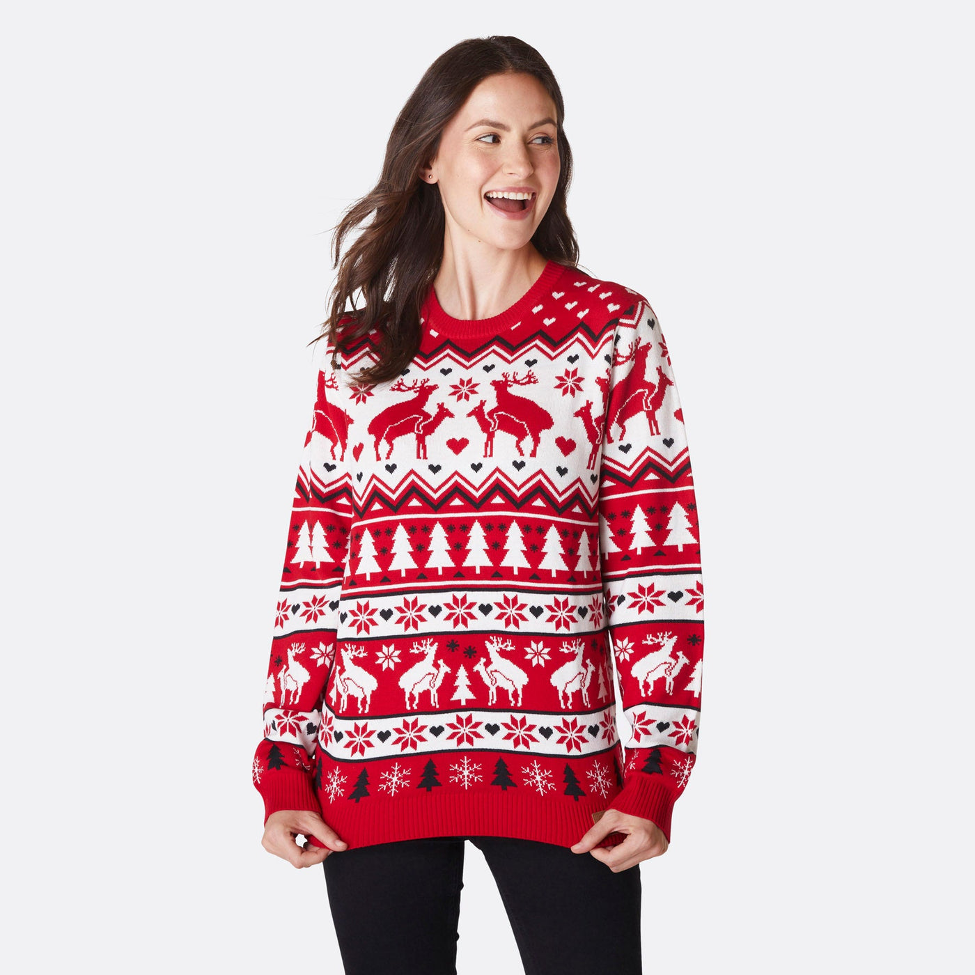 Women's Humping Reindeers Christmas Sweater