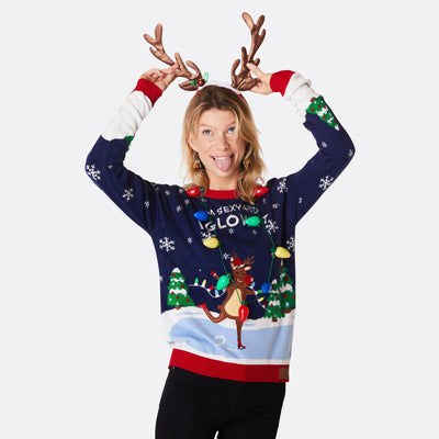 Women's I'm Sexy And I Glow It Christmas Sweater