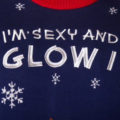 Women's I'm Sexy And I Glow It Christmas Sweater