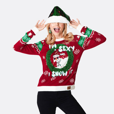 Women's I'm Sexy and I Snow It Christmas Sweater