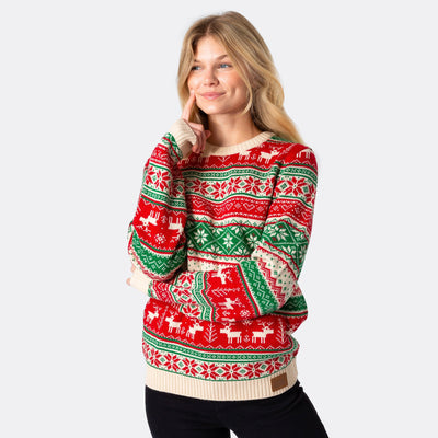 Women's Knitted Christmas Sweater