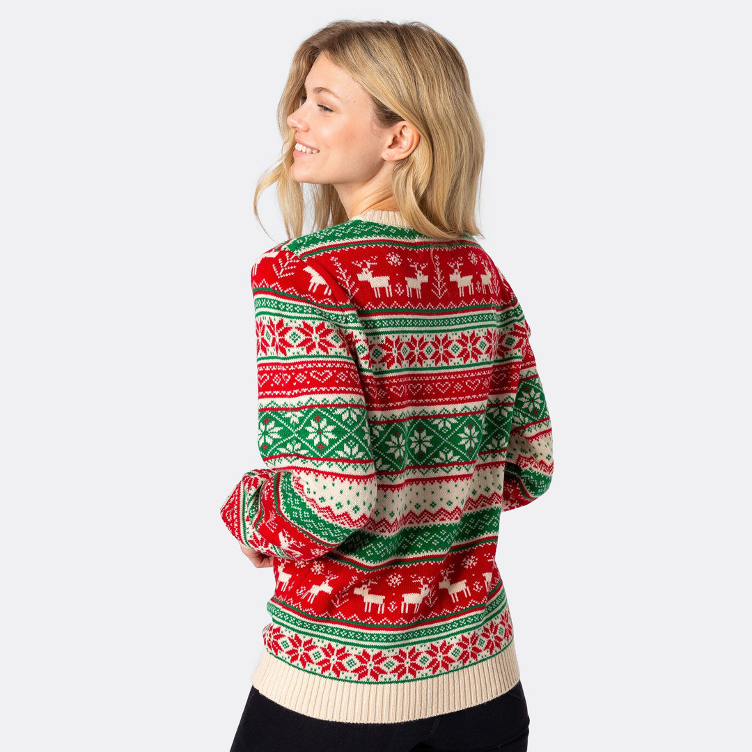 Women's Knitted Christmas Sweater