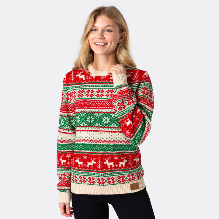 Women's Knitted Christmas Sweater