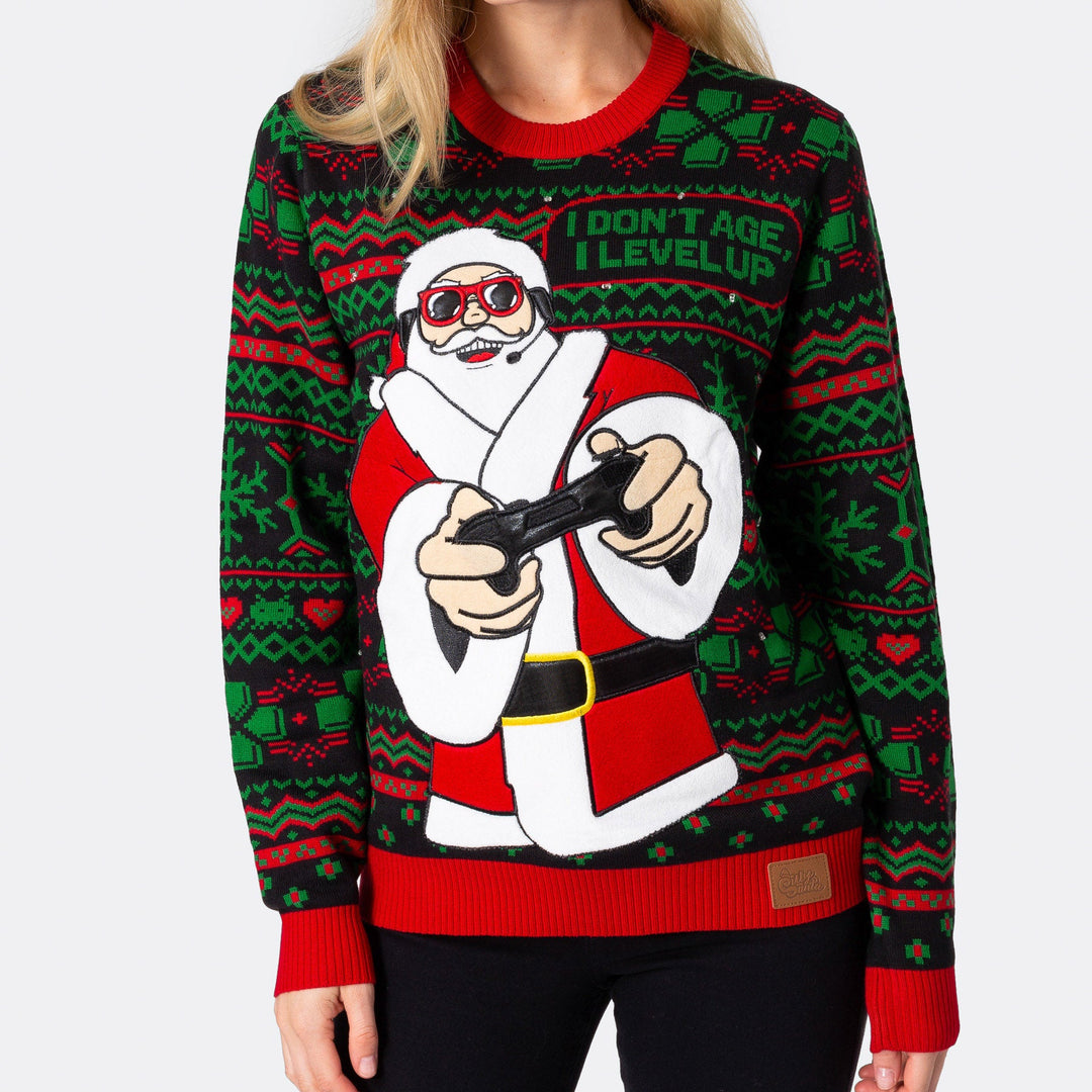 Women's Level Up Christmas Sweater