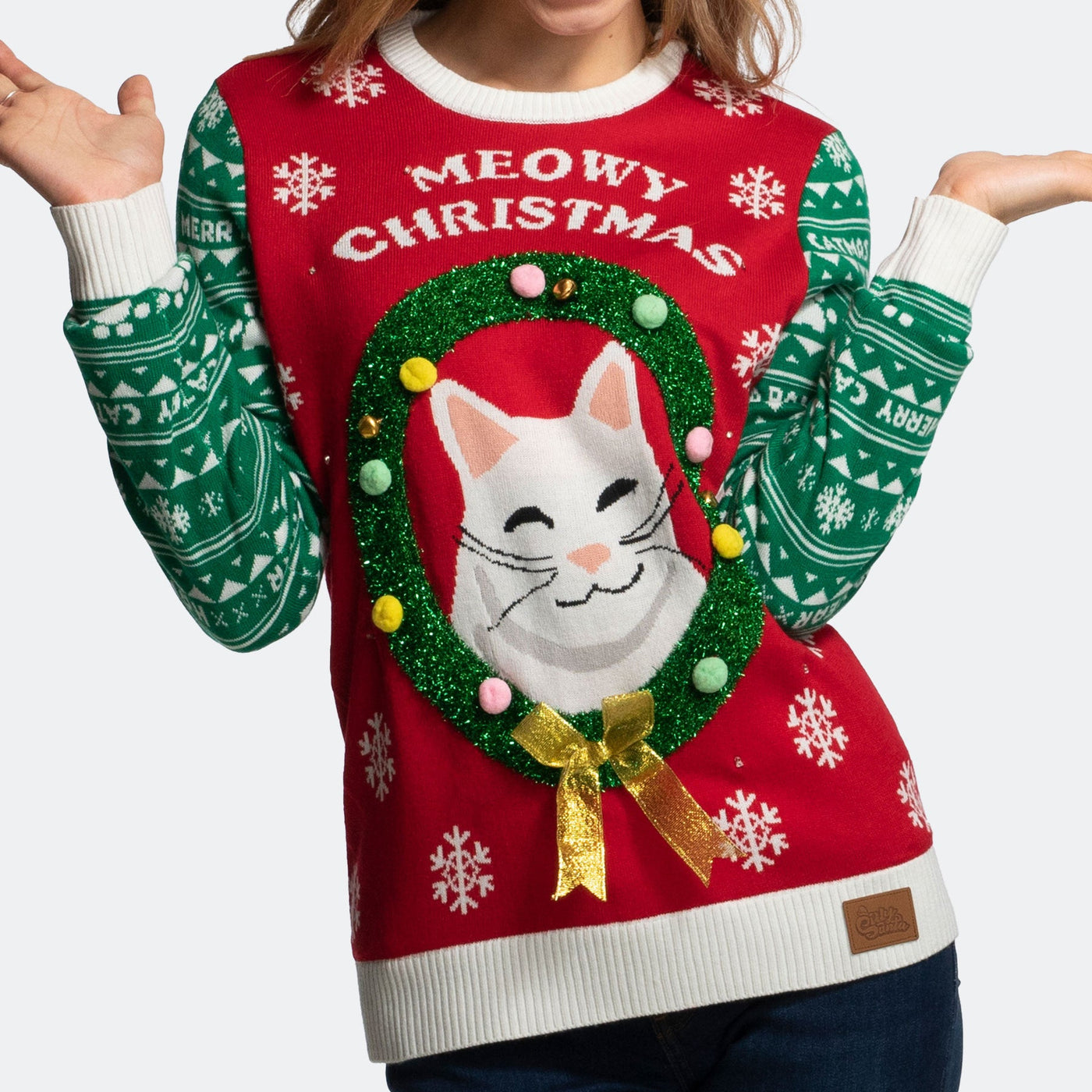 Women's Meowy Christmas Sweater