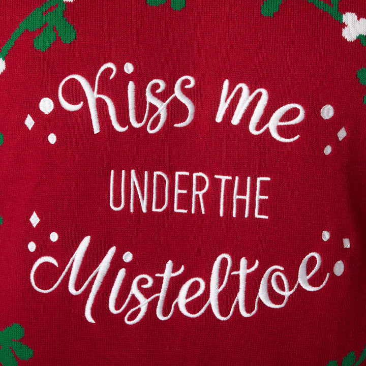 Women's Mistletoe Christmas Sweater