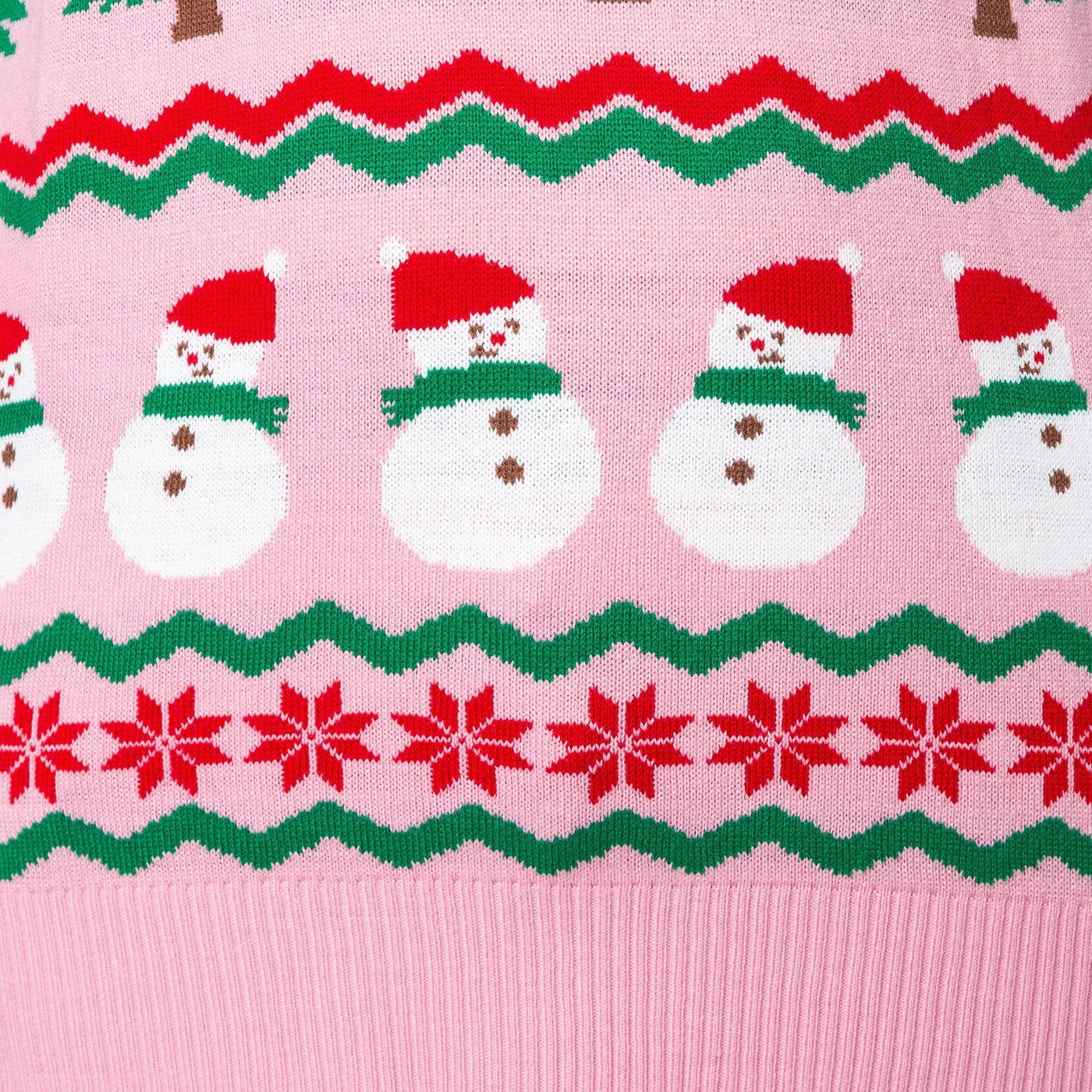 Women's Pink Ugly Christmas Sweater
