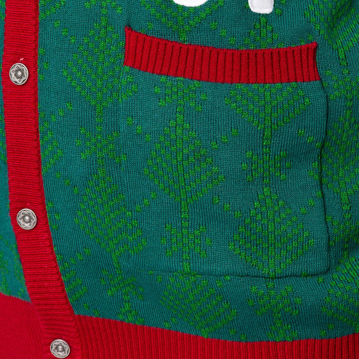 Women's Polar Bear Christmas Waistcoat