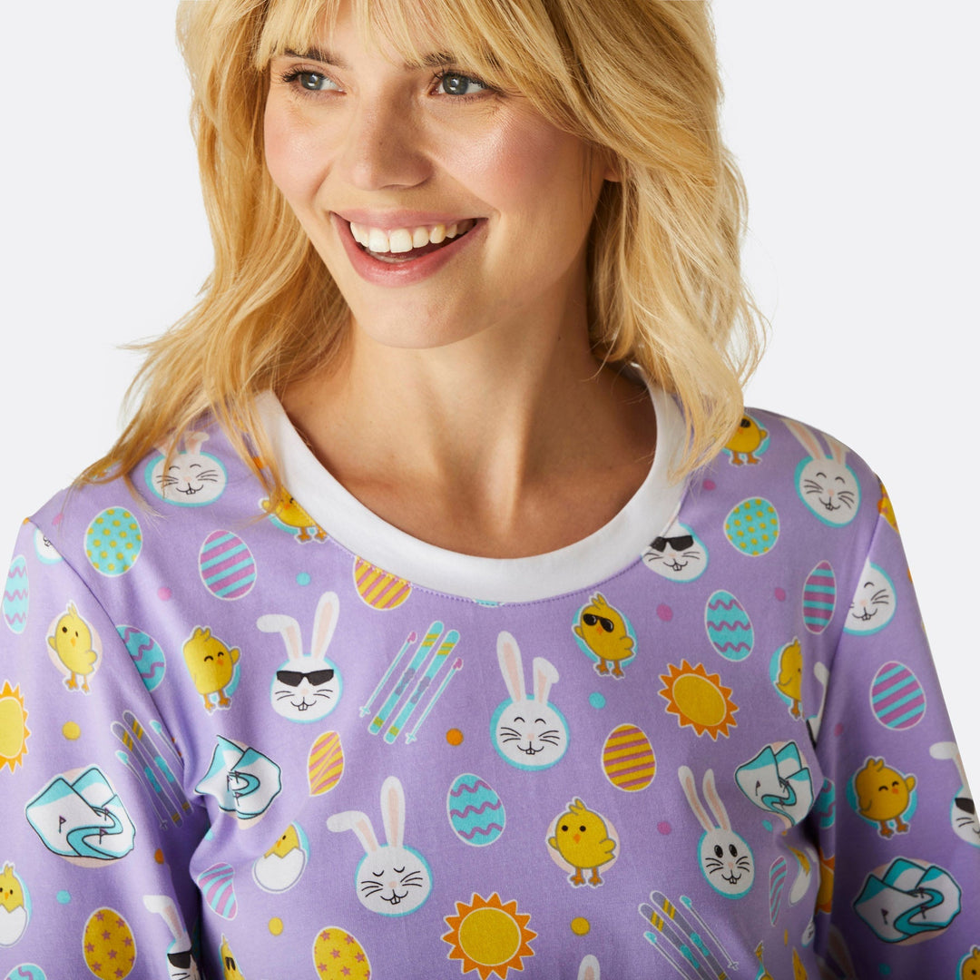 Women's Purple Easter Pyjamas