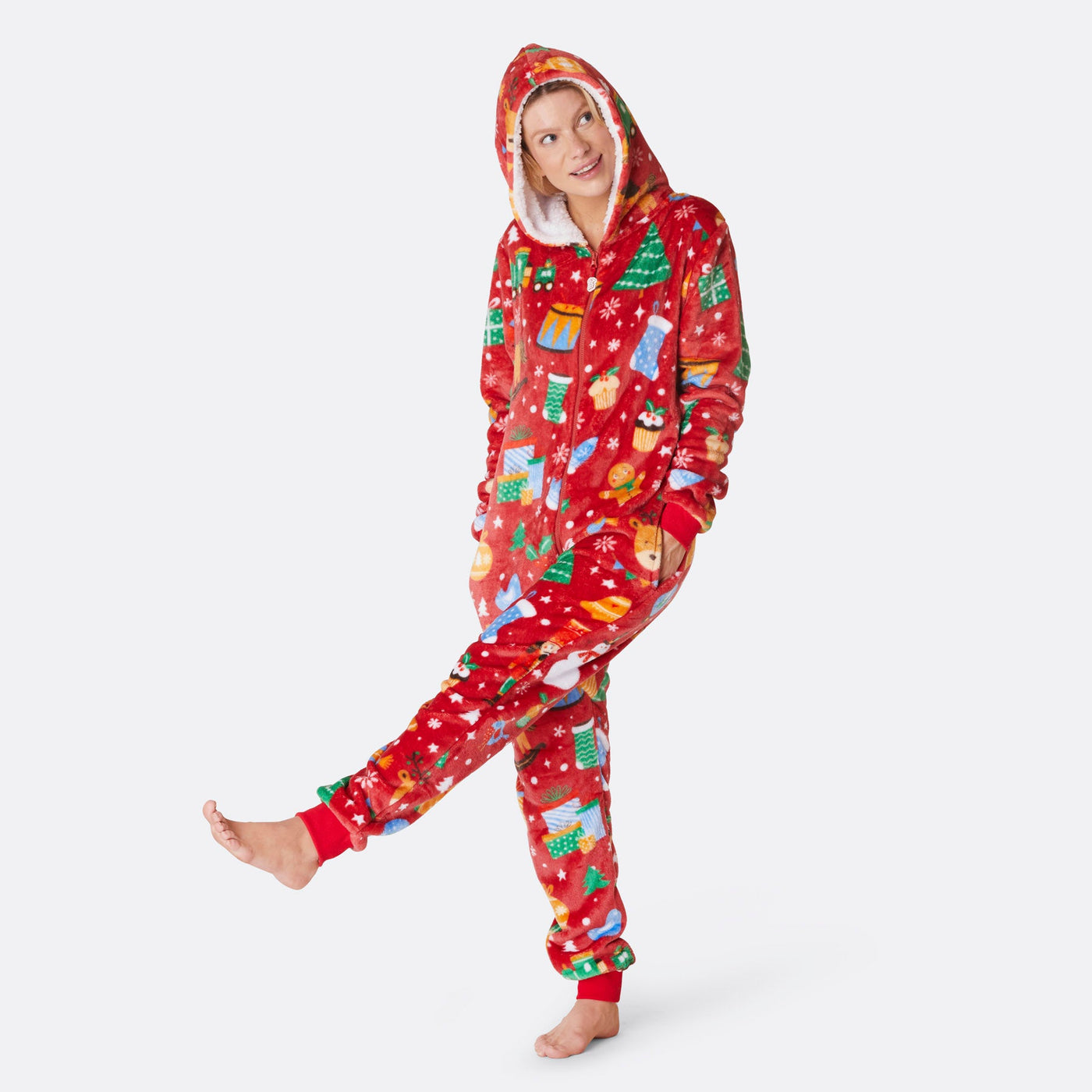 Women's Red Christmas Dream Onesie